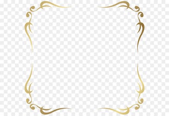 Gold Clip art - Decorative Frame Border PNG Picture 
