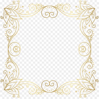 Gold Clip art - Gold Border Frame PNG Clip Art Image 