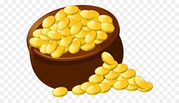 Gold Clip art - Transparent Pot of Gold PNG Picture Clipart 