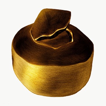 Gold coconut fruit sticker design element | Free  transparent png - 2355347