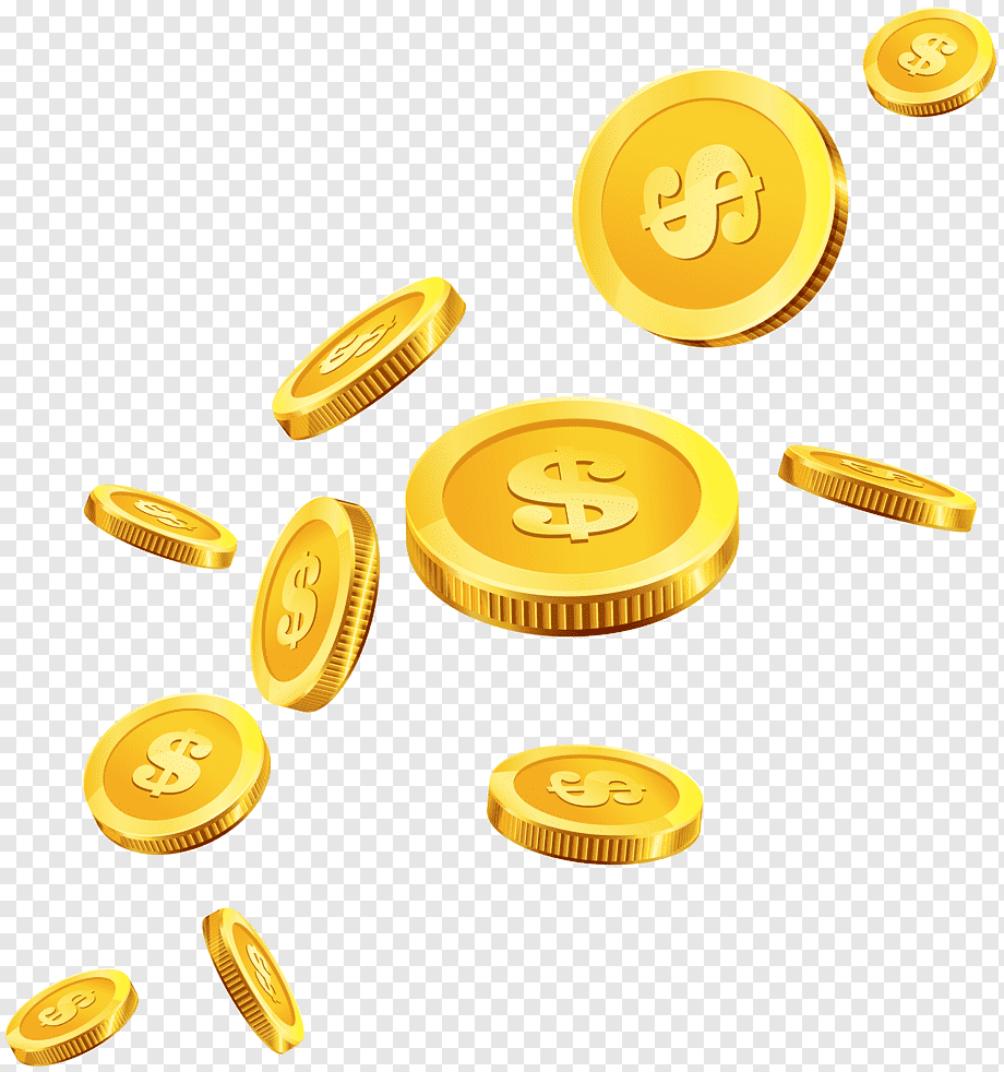 Gold coin Money, coins, gold, material, coins png