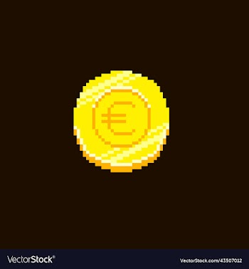 gold coin with euro symbol