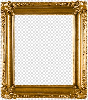 Gold-color frame, Frames , golden frame transparent background PNG clipart
