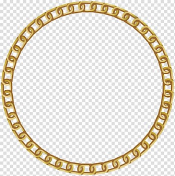 Gold-colored chain bracelet illustration, Country Boys Barbeque First Mountain Preschool Barbecue Student Gamma Phi Beta, Frame Round Gold transparent background PNG clipart