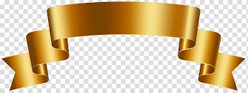 Gold-colored empty brand ribbon illustration, Gold , Luxury Gold Banner transparent background PNG clipart
