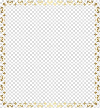 Gold-colored frame, , Border Deco Frame transparent background PNG clipart