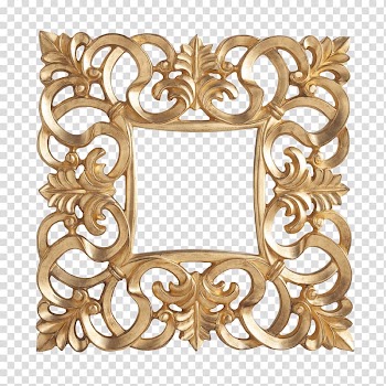 Gold-colored frame , Window Frames Pattern, Gold pattern transparent background PNG clipart