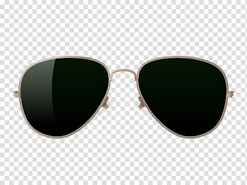 Gold-colored framed Aviator-style sunglasses illustration, Sunglasses Airplane 0506147919, Aviator Sunglass Free transparent background PNG clipart