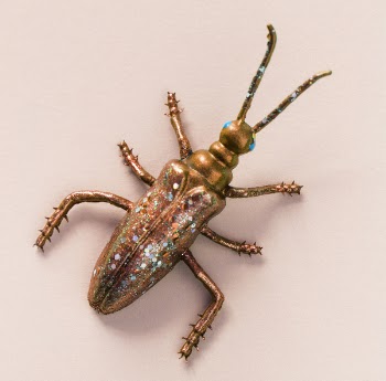 Gold-colored Longhorn Beetle