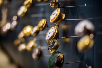 Gold-colored Nalog Watches on Selective Focus Photo