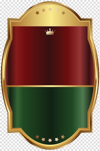Gold-colored, red, and green frame , file formats Lossless compression, Gold Green Label Template transparent background PNG clipart