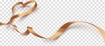 Gold-colored ribbon illustration, Gift Gold Valentine's Day Rope chain, Yellow Ribbon Love Valentines Day transparent background PNG clipart