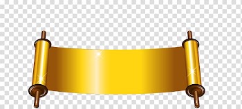 Gold-colored scroll illustration, Ribbon Scroll, Gold ribbon reel transparent background PNG clipart