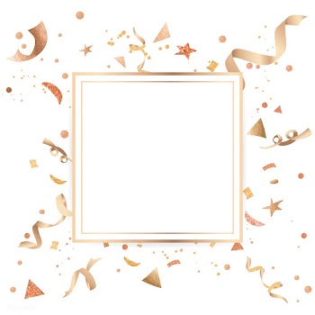 Gold confetti celebratory design | Free stock vector - 553709
