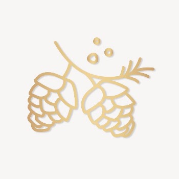 Gold conifer cone collage element | Free Vector - rawpixel