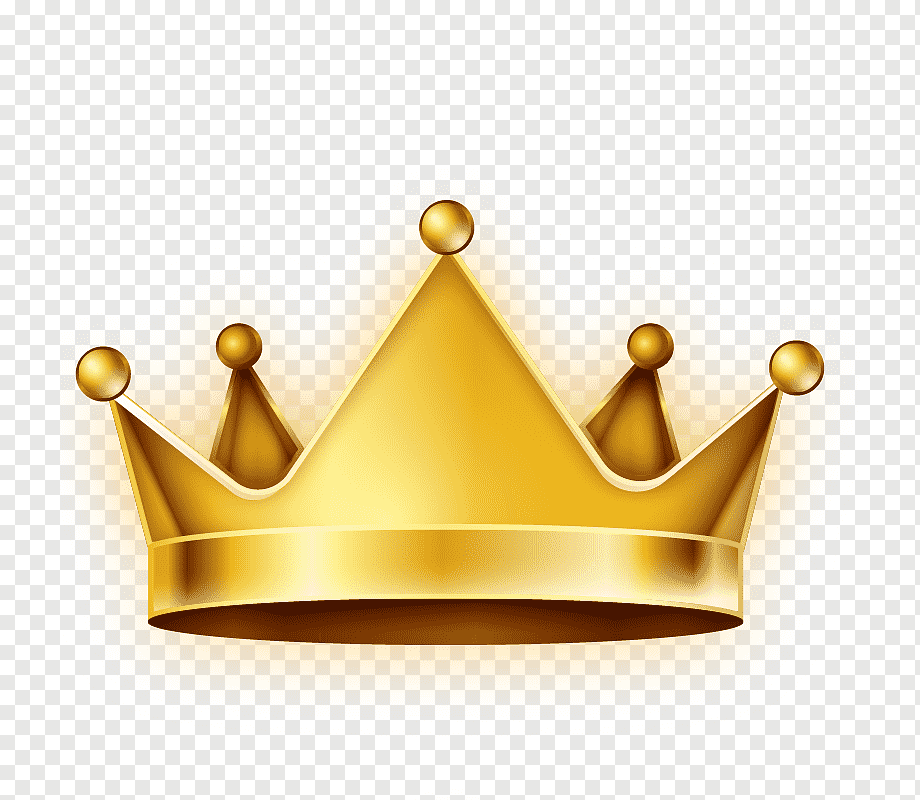 gold crown, Crown, Golden Crown, golden Frame, triangle, gold png
