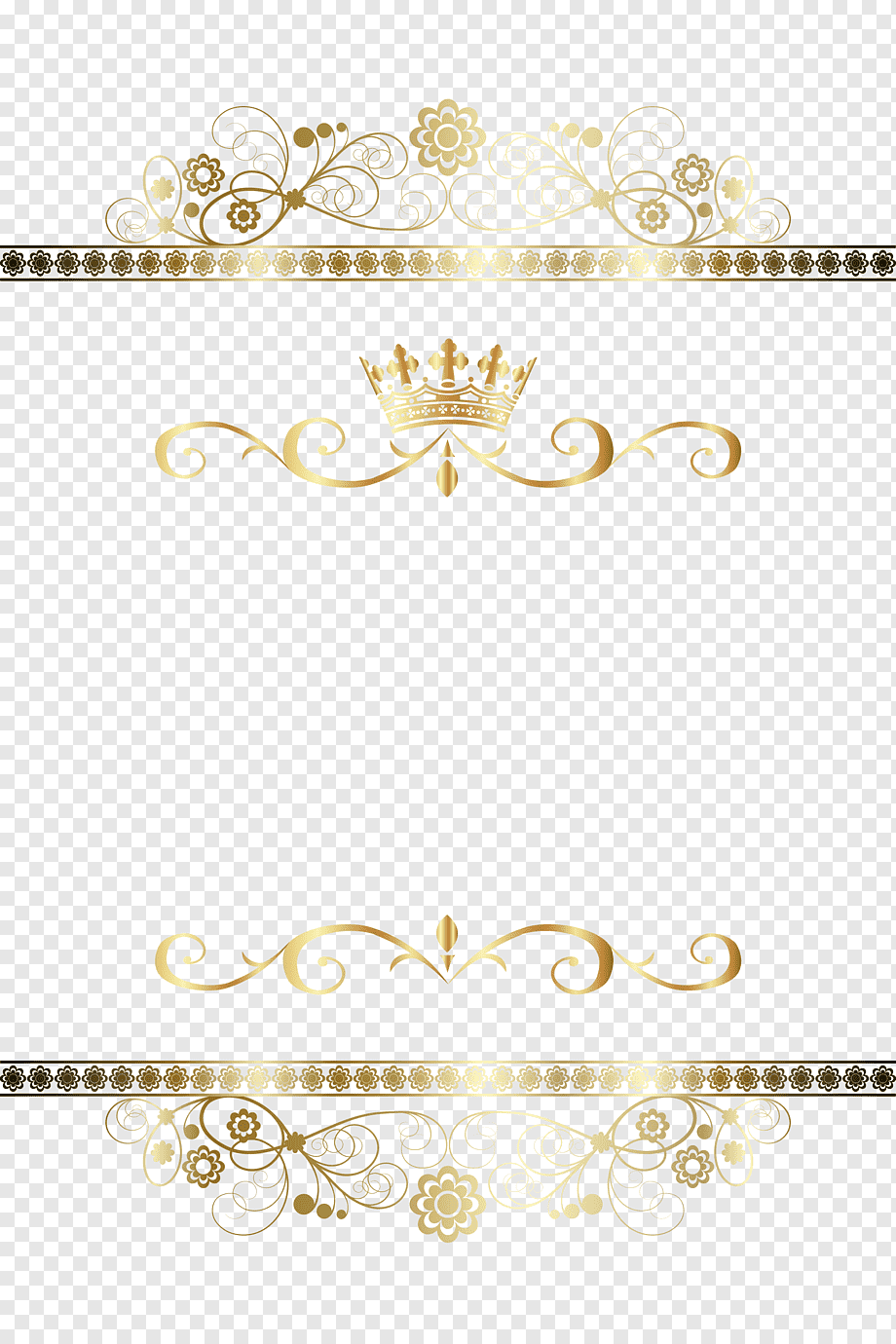 gold crown illustrations, u6cd3u5347 Gold, Gold frame, border, texture, frame png