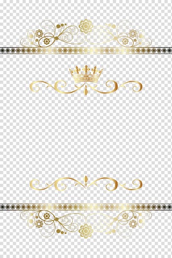 Gold crown illustrations, u6cd3u5347 Gold, Gold frame transparent background PNG clipart