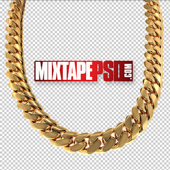 Gold Cuban Link Chain PNG - MIXTAPEPSDS.COM