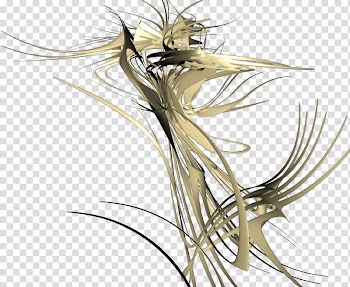 , gold D abstract transparent background PNG clipart