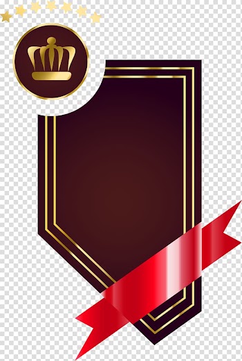 Gold Designer, Golden ribbon label transparent background PNG clipart