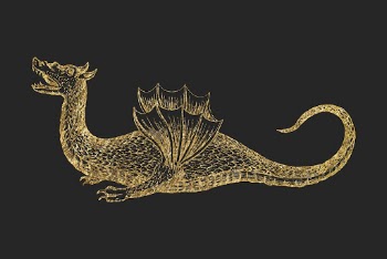 Gold dragon clipart, aesthetic mythical | Free PSD Illustration - rawpixel