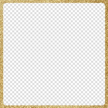 Gold effects, Creative golden frame transparent background PNG clipart