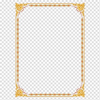 Gold floral frameillustration, Gold frame Icon, Creative golden frame transparent background PNG clipart