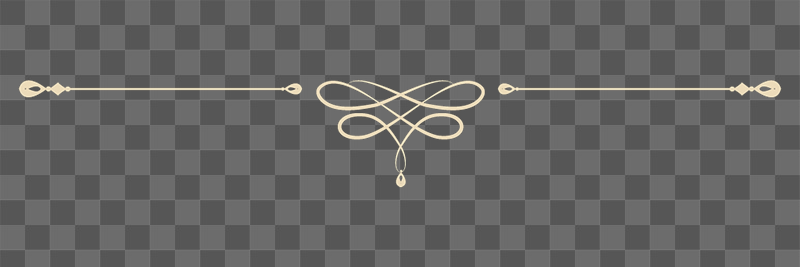 Gold flourish divider png sticker, | Free PNG - rawpixel