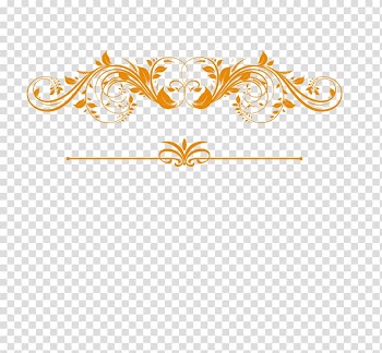 Gold flower , Motif, Decorative elements,frame,lace,Various types of lace transparent background PNG clipart