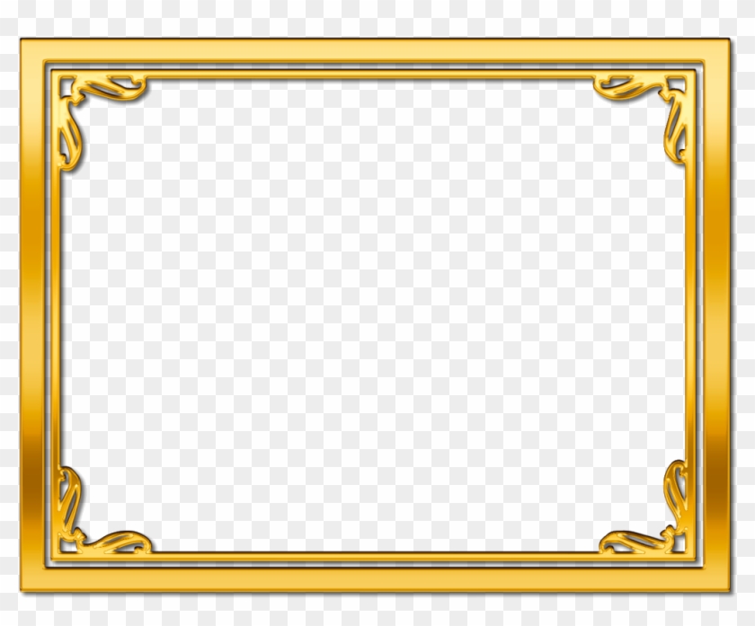Gold Frame Border Free Clipart - Gold Frame Border Free Clipart