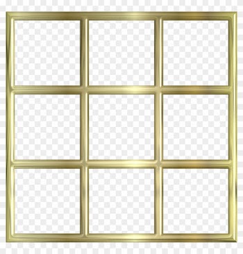 Gold Frame Border Png Traditional Thai Golden - Transparent Window Frame Vector
