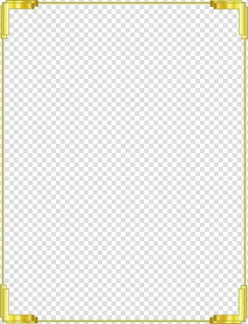 Gold frame, Curriculum vitae Recruitment Euclidean , Gold Border Frame Free transparent background PNG clipart