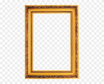 Gold Frame - Fancy Picture Frame Png