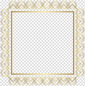 Gold frame , frame, Gold Border Frame transparent background PNG clipart