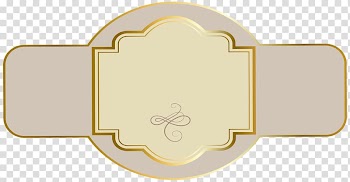 Gold frame , Paper Creative Market , Luxury Label transparent background PNG clipart