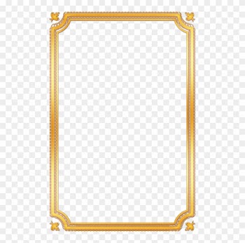 Gold Frame Png - Square Gold Frame Png