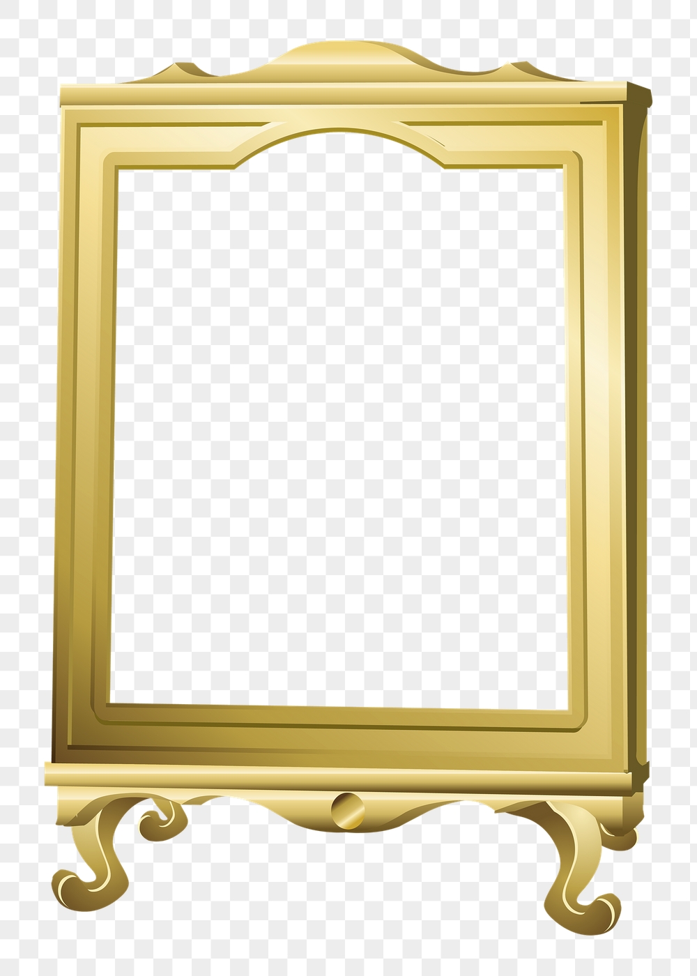 Gold frame png sticker home | Free PNG - rawpixel