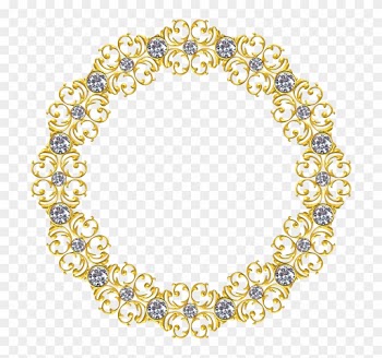 Gold, Frame, Round, Border, Decoration, Ornate, Antique - Gold Circle Frame Png