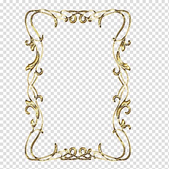 Gold frame Scroll , 100 Frame transparent background PNG clipart