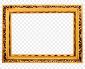 Gold Frame - Traditional Photo Frame Png