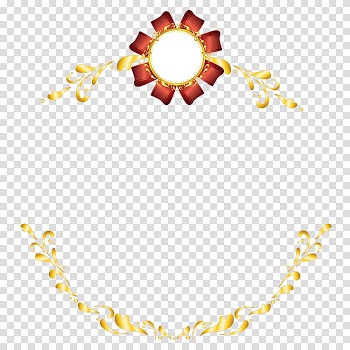 , Gold frame transparent background PNG clipart