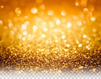 Gold glitter illustration, Light Glitter Paper Gold , Flash particle background transparent background PNG clipart
