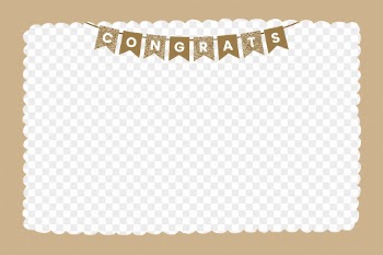 Gold glitter png congrats frame, | Free PNG - rawpixel