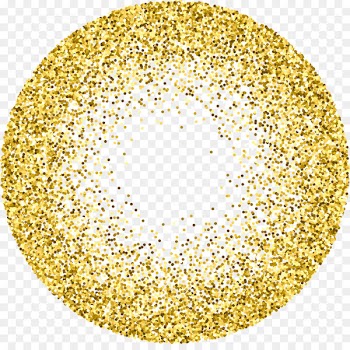 Gold Glitter Stock photography Circle - Gold sequins 
