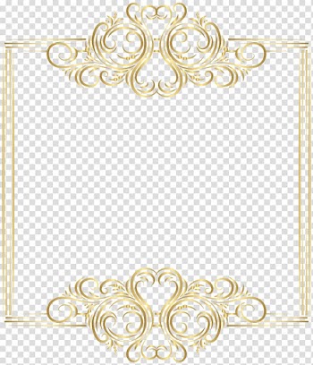 Gold , Gold Border Frame , gold frame illustration transparent background PNG clipart