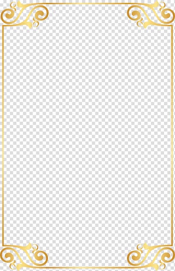 Gold, Gold border pattern elements, gold frame transparent background PNG clipart