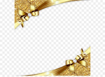 Gold - Gold Diagonal Border 