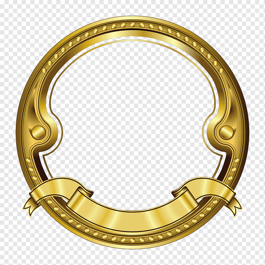 Gold, gold frame, gold, material, metal png