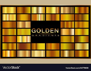 gold gradient set background icon texture